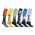 Oil Painting Compression Socks Men Women Mona Lisa Sky | SAMAG