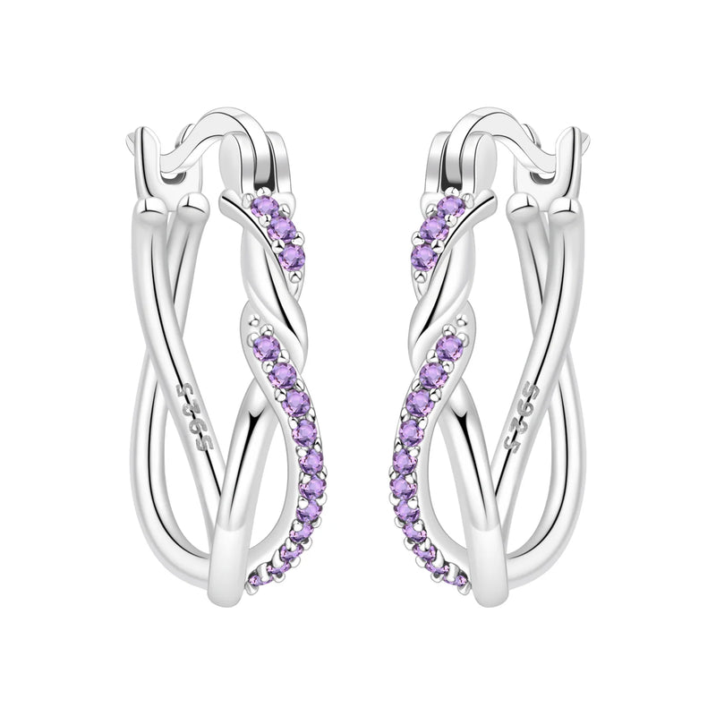 925 Sterling Silver Simple Gold U - shaped Earrings Jewelry Versatile Hoop For Women Fine Birthday Party - Visuel 14 | SAMAG