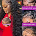 250% Density 13x6 Hd Transparent Jerry Curly Lace Front Wig Brazilian Lace Frontal Wig 13x4 Pre Plucked Lace Human Hair Wigs