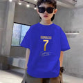 Children Short - sleeved T - shirt+Shorts Black Boys Girls - View 4 | SAMAG