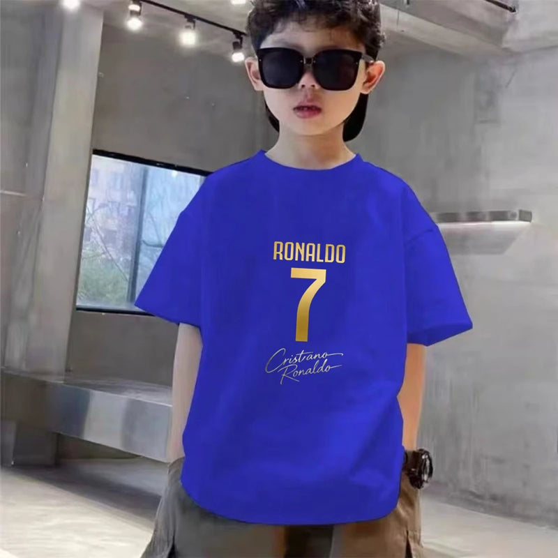 Children Short - sleeved T - shirt+Shorts Black Boys Girls - View 4 | SAMAG