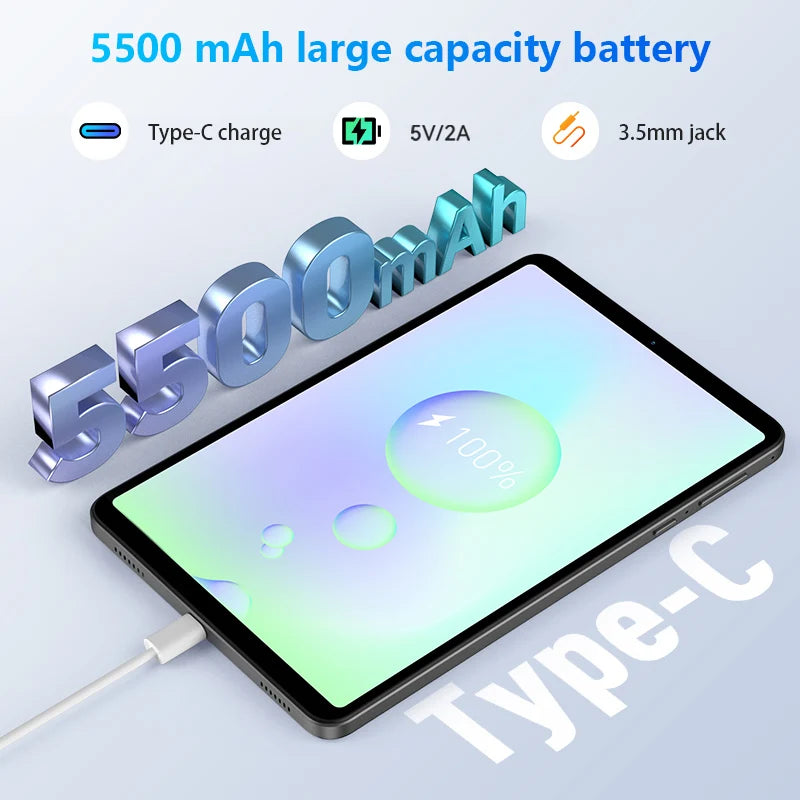 HEADWOLF FPad5/Pro Android 14 tablet 8.4 inch Max 16GB Ram 128GB/256GB UFS2.1 Octa-core G99 Tablet PC 5500 mAh WideVine L1