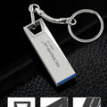 High Speed USB 3.0 Mini Metal Flash Drive 16GB 32GB 64GB 128GB Pendrive Waterproof usb drive Pen memory Sticks with key Chain