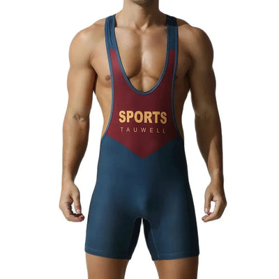 New Men's Seamless Bodysuit Sexy One-Piece Gym Vest | SAMAG
