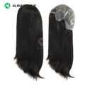 MW46 - 16" Lace Front Natural Hair Wig Chinese Human Hair Full Head Wigs for  Women