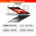 FIREBAT U6B 16 Inch Laptop Ryzen7 8745HS/ H255/R5 6600H CPU DDR5 16GB RAM 512GB ROM 2.5K Wifi6 BT5.2 Gamer Bussiness Notebook