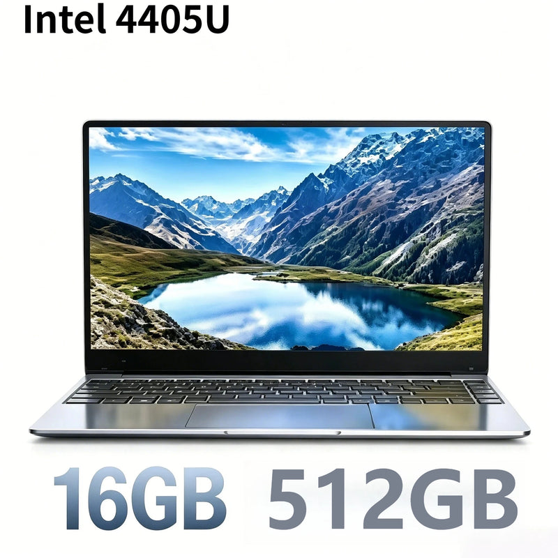 Intel Pentium 4405U 15.6 Inch Ultra Slim Laptop 16GB RAM 2TB SSD Gamer Notebook 1920x1080 Office Gaming Study PC Pro