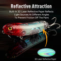 Kingdom Topwater Fishing Lure Z-Dog 3D Hologram 4.5g 7.5g | SAMAG