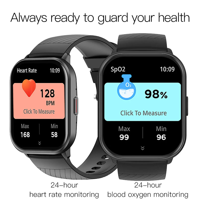 OLEVS Watch Multilingual Electronic Watch IP68 Waterproof Smartwatch Outdoor Sports Fitness Tracker Health Monitor BT5.2 8206