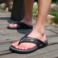 Essential for Trendy Men! Men’s Flip-Flops in Various Colors—Soft, Non-Slip, Ideal for Beach-to-Street Style!