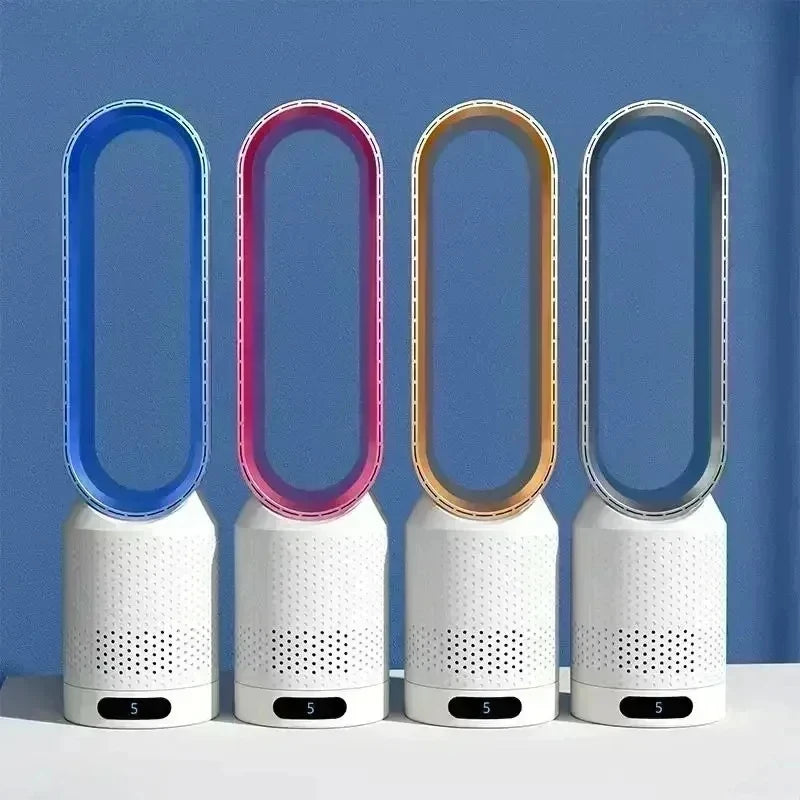 New Best-Selling Bladeless Fan Air Filtration Circulating Fan Cooling and Heating Fan Home Office Dormitory Floor Tower Fan