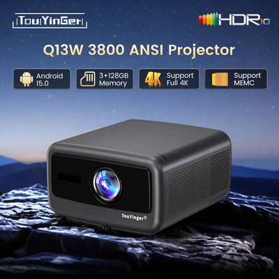 Touyinger Q13W 3800ANSI Full HD 4K Decoder Android 15 | SAMAG