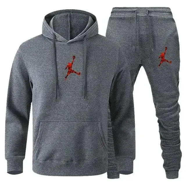 Pull à capuche et pantalon de jogging pour hommes et femmes ensemble deux pièces costume sportif hip hop - View 7 | SAMAG