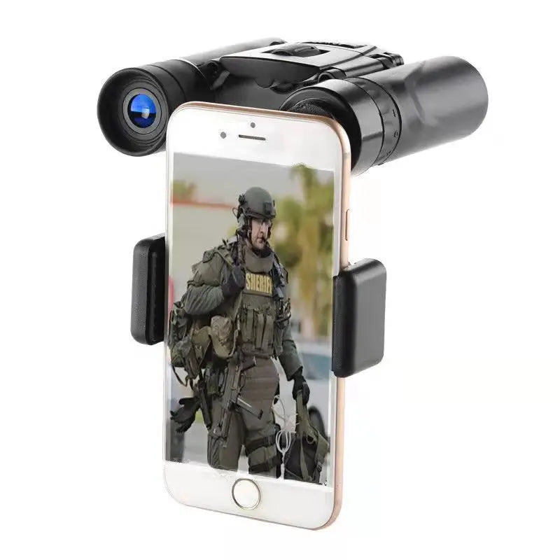 NEW 500X25 HD Powerful Binoculars 2000M Long Range Folding Mini Telescope with FMC Optics for Hunting & Outdoor