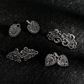 1 Pair Vintage Sweater Swirl Clip Cape Cloak Clips for Dress Retro Cardigan Clip Shawl Clasp Shirt Button Clip for Girl Women
