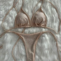 Shiny Sequin Diamond Bikini Women Swimwear Female | SAMAG