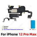 Waterproof Sticker + Flex For iPhone 11 Pro X Xr Xs Max 7 8 Plus Phone Top Proximity Sensor Ear Earpiece Speaker Flex Cable