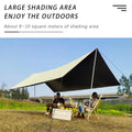 Black Coating Tarp Block 99% UV Ourdoor Camping | SAMAG