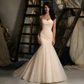 Strapless Sweetheart Mermaid Wedding Dress Pleated | SAMAG