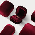 Yinbeini Wedding Ring Box Velvet Jewelry Box Collection Bracelet Necklace Pendant Storage Case Jewelry Display Organizer H030