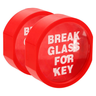 2Pcs Emergency Wall Mounted Key Lock Box Fireproof Door Lockbox Secure Combination for House School Office | SAMAG