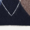 Women Fashion Argyle Sweater Women Female Lazy Style Pullover Female Spring Casual Long Sleeve Diamond Pattern Knit Sweater