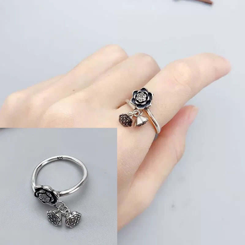 VENTFILLE 925 Sterling Silver Irregular Design Wave