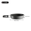 Pandatour Camping Folding Aluminum Frypan Non - stick Pan - View 8 | SAMAG