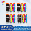 PGI-550 CLI-551 PGI550XL Compatible Ink cartridge For Canon PIXMA MG5450 MG5550 MG6350 MG6450 MG7150 IP7250 MX725 MX925 IP8750