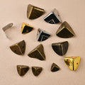 12pcs Round corner triple cornered metal corner protection edge hardware wooden box right-angle corner protection edge
