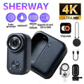 4K HD Motorcycle Mini Camera Magnetic 6-axis EIS Wifi Thumb Camera Waterproof Sport Cam with Charging Case Video Record Viipulse