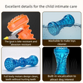 Bite Resistant Dog Toy Toothbrush Bone Sturdy Interactive Puppy Chew Dental Care for Small Dogs Safe Promotes Fresh Breath