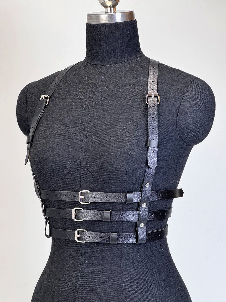 Women Punk Fashion Belt Street Style Shaping Waistband Suspenders for Women  Body Harness Corset Belt Gothic Clothing Accessory