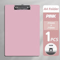 A4 Folder Manager Simple Waterproof Plastic Clipboard A4 Business School Folders For Learning Stationery Office Supplies