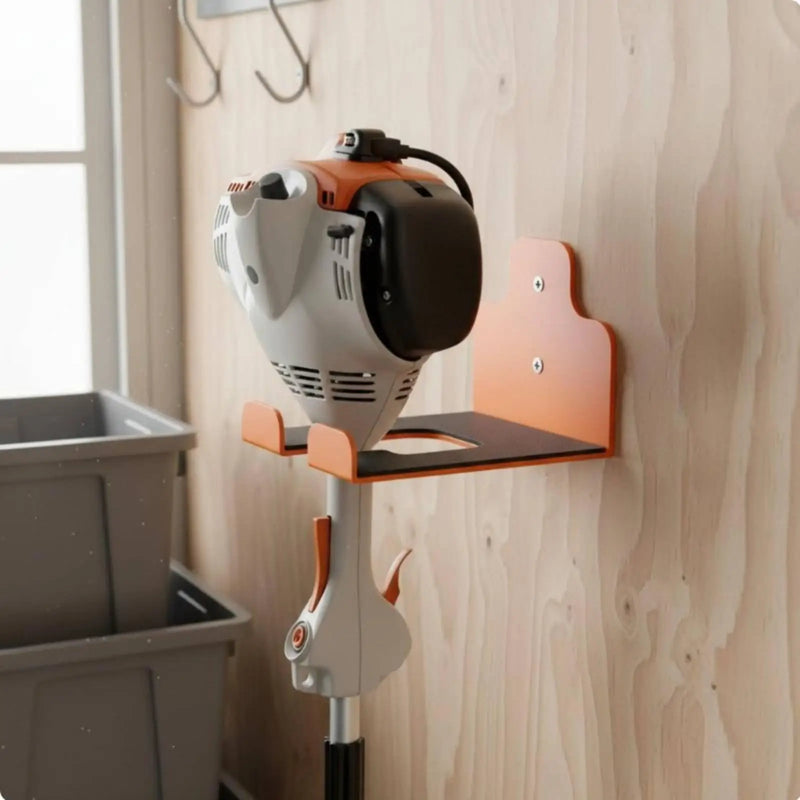 Anti Slip Shielded Wall Mounted Storage Rack Holder for Lawn Tools Garage Cleaning Equipment Organization - View 5 | SAMAG