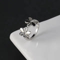 VENTFILLE 925 Sterling Silver Bow Tie Open Finger Ring For Women Gift Cute Design Fashion Jewelry Gift Wholesale