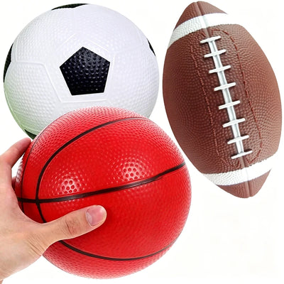 Mini 5" Inflatable Basketball Football Rugby Toy Small | SAMAG