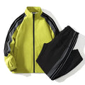 Autumn and Spring New Fashion Trend Outdoor Sports Jacket Set Men's Casual Loose Plus Size Two - piece - View 6 | SAMAG