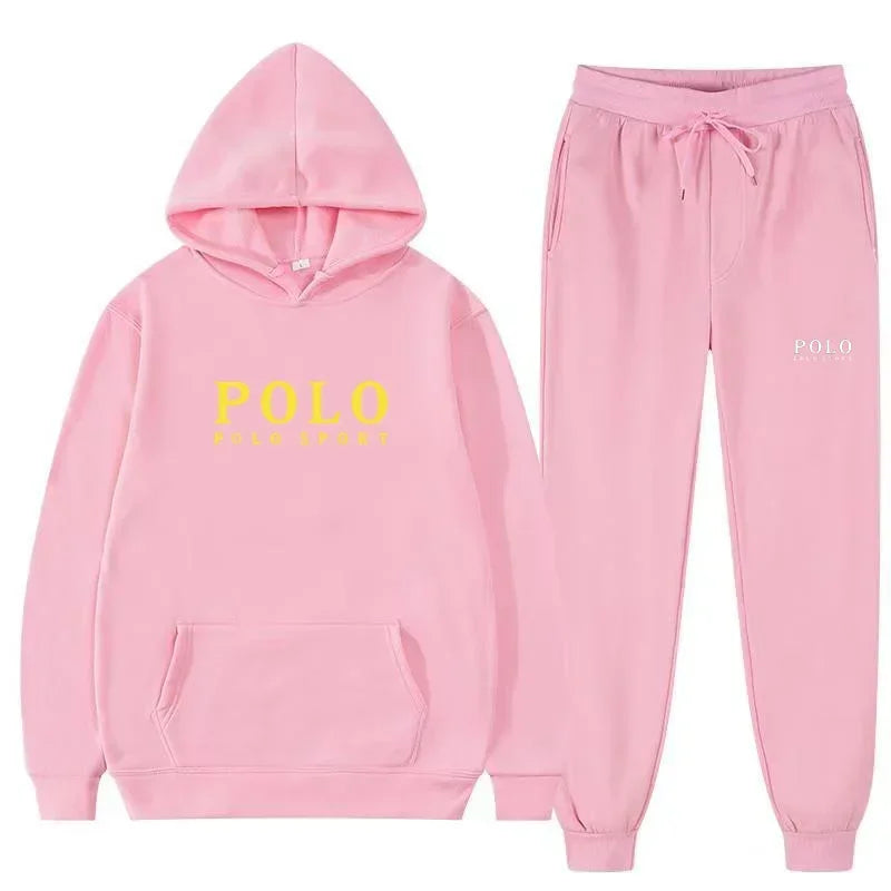 Autumn and Winter Men's casual Set outdoor fashion jogging and women's hooded sweatshirt and pants 2 - piece - View 4 | SAMAG