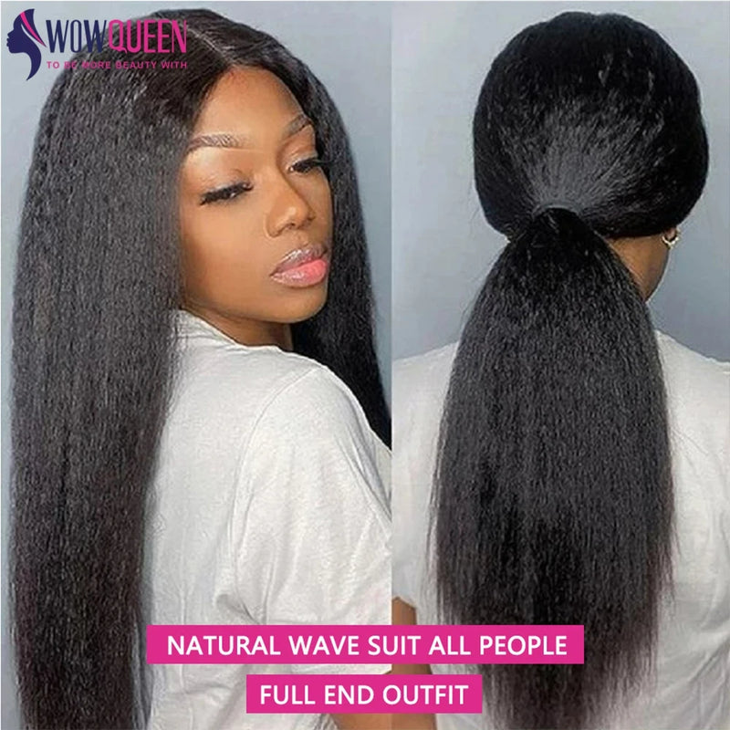 30 32 Inch Indian Raw Virgin Unprocessed 100% Human Hair 12A Kinky Straight Bundles Yaki Straight Double Weft Bulk Braiding Hair