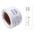 100pcs/roll Thank You Sticker Seal Labels Small Business Gift Decor Sticker Package Sticker Sealing Package Is Happy To See You
