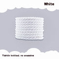 1Pair Round Shoelaces 6mm Thicker Cotton Shoelace AF1/AJ1 Twisted Rope Laces Sneakers Boots Shoe Laces for Shoes 120/140/160CM