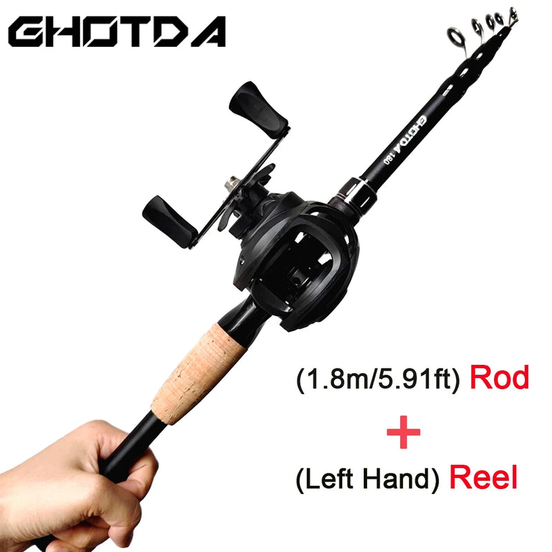 1.8-2.4m Casting Fishing Rod Combo Bait Weight 8g-25g | SAMAG