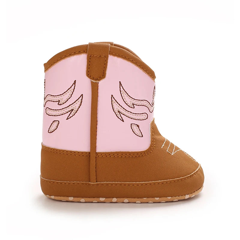 0-18M Infant Baby Autumn Winter Short Boots Soft Cotton Material Rubber Sole Warm Casual Walking Boots