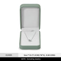 Oirlv Green Leather Jewelry Organizer Wedding Ring Box Pendant Bracelet Necklace Storage Case Gift Packaging Display Box