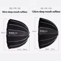Nanlite 90cm Parabolic Softbox Bowens Mount Quick-pack Deep Mouth Design Photography Light Accessories SB-PR-90-Q