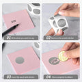 300pcs Scratch Off Sticker Round Labels 1 inch Self Adhesive Peel Stick DIY Labels for Kids Party Reward Gift Game Raffle Ticket