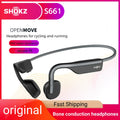 Original SHOKZ OpenMove S661 Bone Conduction Earphone IP55 Water-Resistant Wireless Headset Bluetooth 5.1 Sport Earbuds Open-Ear