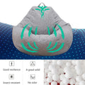 1/2Pcs Lazy Sofa Cover Soft Comfortable Sofa Chair Decorative Breathable Chair Sofa Cover with 3 Side Pocket for Furniture Decor