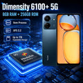 Redmi 13C 5G Smartphone 8GB+256GB, Dimensity 6100+, 6.74'' 90Hz Display, 50MP AI Camera, 5000mAh Battery, Dual SIM Phone